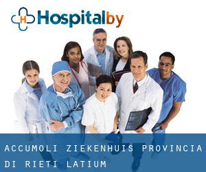 Accumoli ziekenhuis (Provincia di Rieti, Latium)