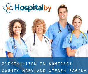 ziekenhuizen in Somerset County Maryland (Steden) - pagina 1